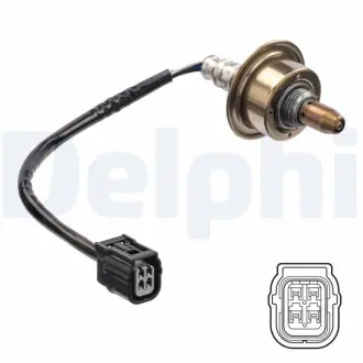 Лямбда-зонд (довжина 265мм) HONDA CIVIC VIII, CR-V III, FR-V N22A2-R20A2 09.05- Delphi ES21178-12B1