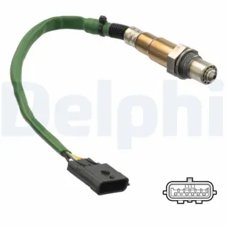 Лямбда-зонд (довжина 341мм) SMART FORFOUR, FORTWO H4B409-M281.920 07.14- Delphi ES21250-12B1