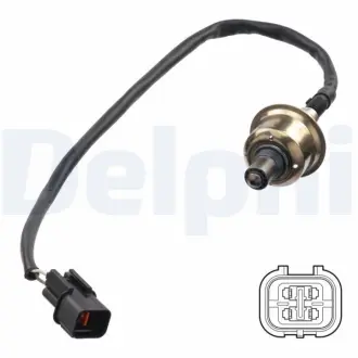 Лямбда-зонд (довжина 571мм) HYUNDAI I10 II, I20 II, I30 KIA STONIC B3LA-G4LC 08.13- Delphi ES21324-12B1