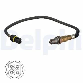 Лямбда-зонд (471мм) SMART CABRIO, CITY-COUPE, CROSSBLADE, FORTWO, ROADSTER 0.6/0.7 07.98-01.07 Delphi ES2134412B1