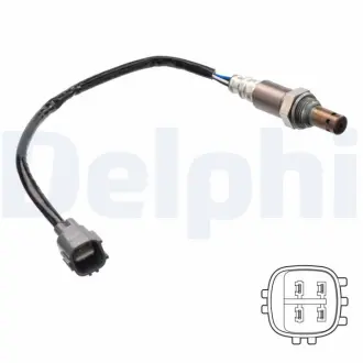 Лямбда-зонд (довжина 349мм) TOYOTA YARIS 2SZ-FE 08.05-11.10 Delphi ES21346-12B1