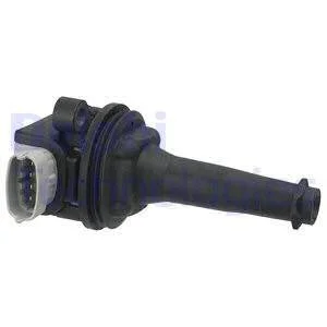 Котушка запалювання VOLVO C30, C70 II, S40 II, S60 I, S60 II, S80 I, S80 II, V40, V50, V60 I, V70 II, V70 III, XC60 I, XC70 II FORD FOCUS II, KUGA I, MONDEO IV, S-MAX 1.5-3.0 06.98-08.19 Delphi GN1033112B1