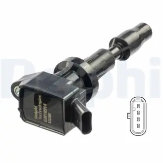 Котушка запалювання HYUNDAI IONIQ, KONA, KONA/SUV KIA CEED, NIRO, NIRO I, XCEED G4LE 03.16- Delphi GN10914-12B1