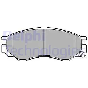 Гальмівні колодки Delphi LP1010