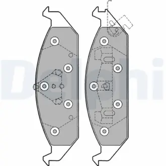Тормозные колодки Delphi LP1161