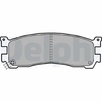 Тормозные колодки Delphi LP1189
