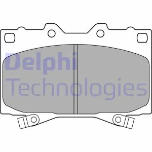 Гальмівні колодки Delphi LP1308
