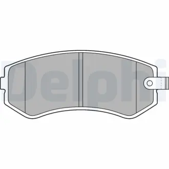 NISSAN гальмівні колодки передн.Almera -00, Patrol 2,8/3,0 97- Delphi LP1544