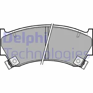Гальмівні колодки Delphi LP1590