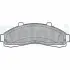 Комплект гальмівних колодок передн, FORD F-250 FORD USA BRONCO II, E, EXPLORER, F-250, F-250 SUPER DUTY, F-350, RANGER MAZDA B-SERIE 2.3-7.5 09.85- Delphi LP1625 (фото 1)