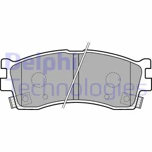 Тормозные колодки Delphi LP1702