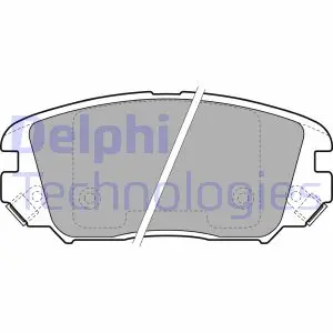 Тормозные колодки Delphi LP1974