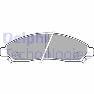 Гальмівні колодки Delphi LP2037