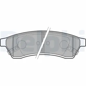 Тормозные колодки Delphi LP2197