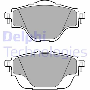 Гальмівні колодки задн, DS DS 4 II, DS 7, DS 9 CITROEN C4 GRAND PICASSO II, C4 II, C4 PICASSO II, C4 SPACETOURER, C5 AIRCROSS, C5 X, GRAND C4 SPACETOURER 1.2-Electric 02.13- Delphi LP2509