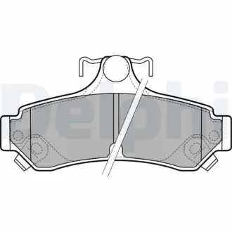 Тормозные колодки Delphi LP2700