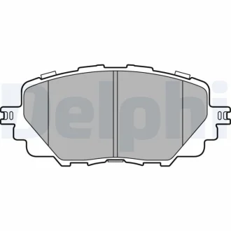 Комплект гальмівних колодок з 4 шт. дисків Delphi LP3284
