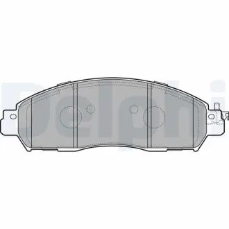 NISSAN колодки гальм. передн. Navara 2,3dCi 15- Delphi LP3291