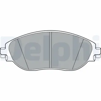 Комплект гальмівних колодок Delphi LP3368