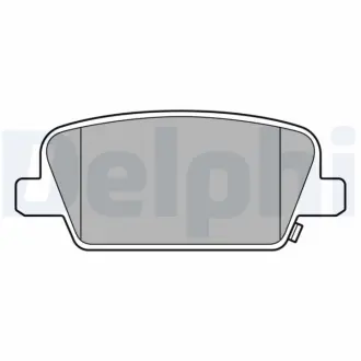 Гальмівні колодки Delphi LP3554