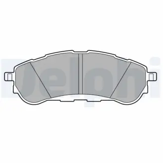 Комплект гальмівних колодок задн, FORD RANGER 2.0D 09.18- Delphi LP3707
