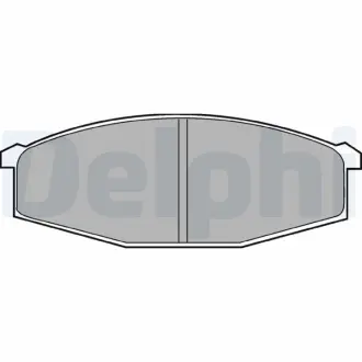 Гальмівні колодки Delphi LP373