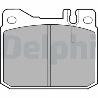 Комплект гальмівних колодок з 4 шт. дисків Delphi LP427