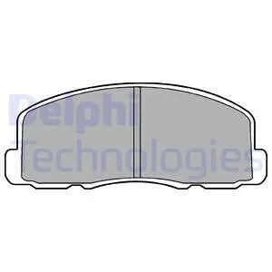 Гальмівні колодки Delphi LP458