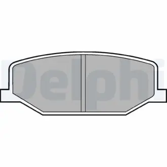 Тормозные колодки Delphi LP527