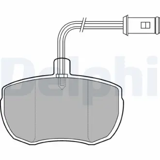 Гальмівні колодки Delphi LP651
