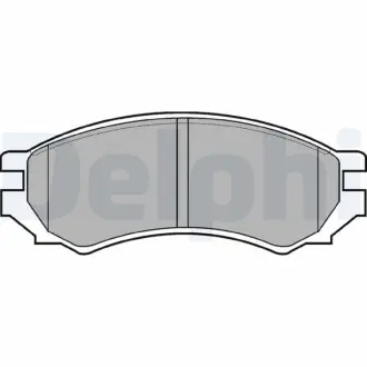 Тормозные колодки Delphi LP670