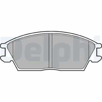 Тормозные колодки Delphi LP704