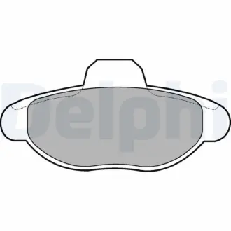 Гальмівні колодки Delphi LP771