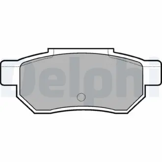 Тормозные колодки Delphi LP772