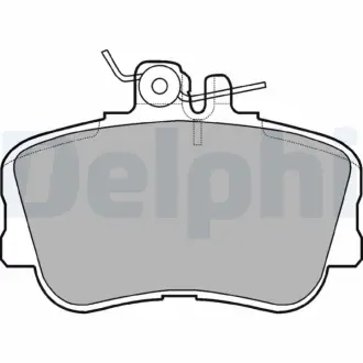 Гальмівні колодки Delphi LP881