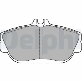 FORD гальмівні колодки дискові Taurus 96 Delphi LP887