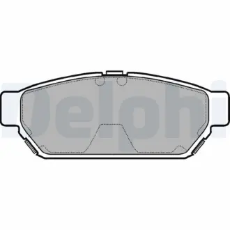 Гальмівні колодки Delphi LP968