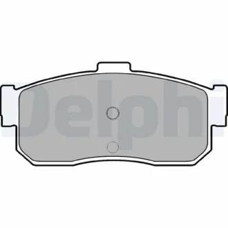 NISSAN Гальмівні колодки задн. Maxima QX Delphi LP971