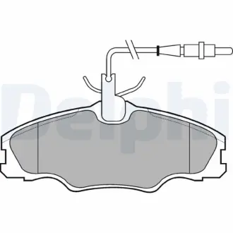 Тормозные колодки Delphi LP985