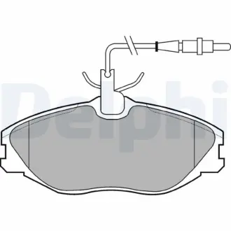 Тормозные колодки Delphi LP986