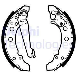 Тормозные колодки Delphi LS1276
