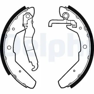Тормозные колодки Delphi LS1301