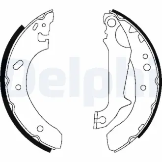 Гальмівні колодки Delphi LS1683