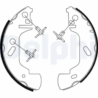 Тормозные колодки Delphi LS1701