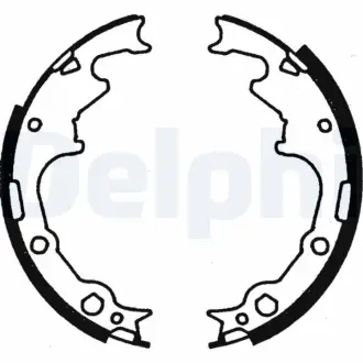 Гальмівна колодка CHRYSLER VOYAGER I, VOYAGER II, VOYAGER III DODGE CARAVAN JEEP CHEROKEE, COMANCHE, WRANGLER I, WRANGLER II, WRANGLER III PLYMOUTH VOYAGER 2.1D-4.0 10.84- Delphi LS1780