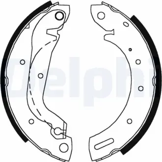Гальмівні колодки Delphi LS1827