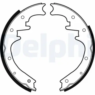 Тормозные колодки Delphi LS1872