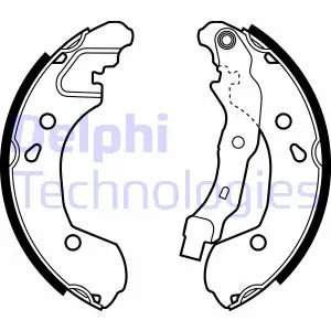 Гальмівні колодки Delphi LS1965