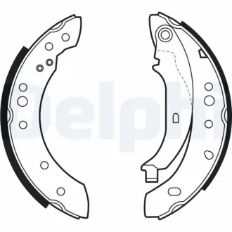 Тормозные колодки Delphi LS2002