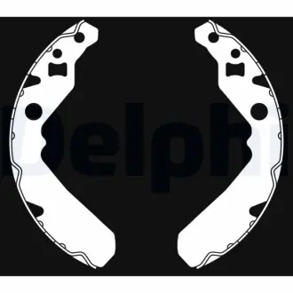 DAIHATSU щоки гальмівні CUORE L80 850 85-87 Delphi LS2015